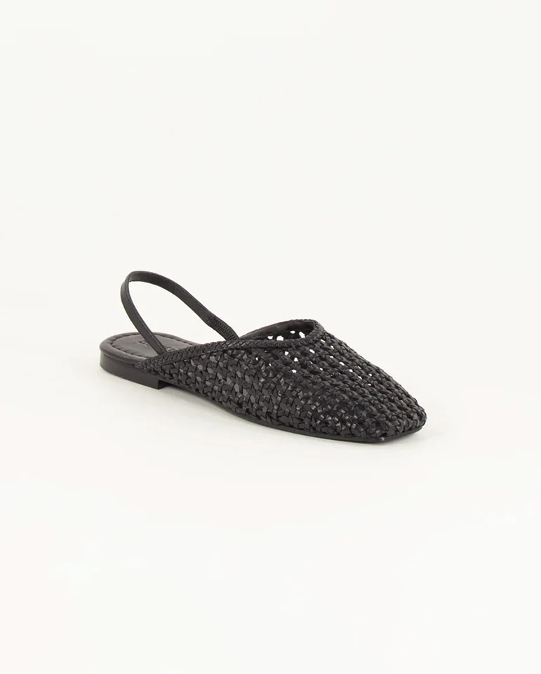 Vana Braided Slingback Black - Image 3