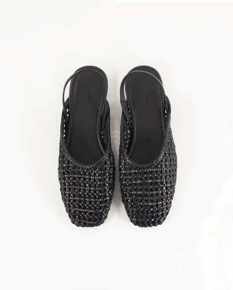 Vana Braided Slingback Black - Image 4