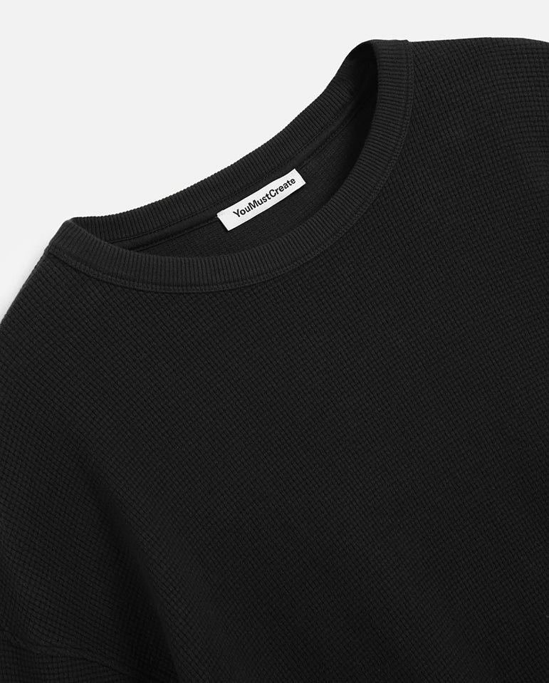 VERSATILE SWEATSHIRT - Black - Image 7