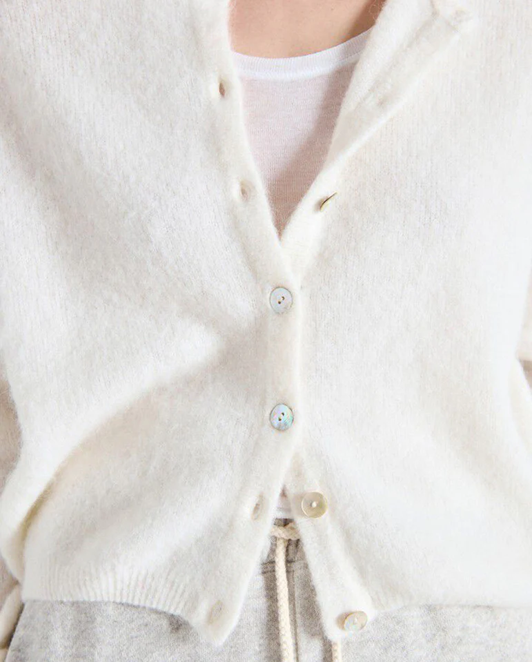 Vitow Cardigan - White - Image 3