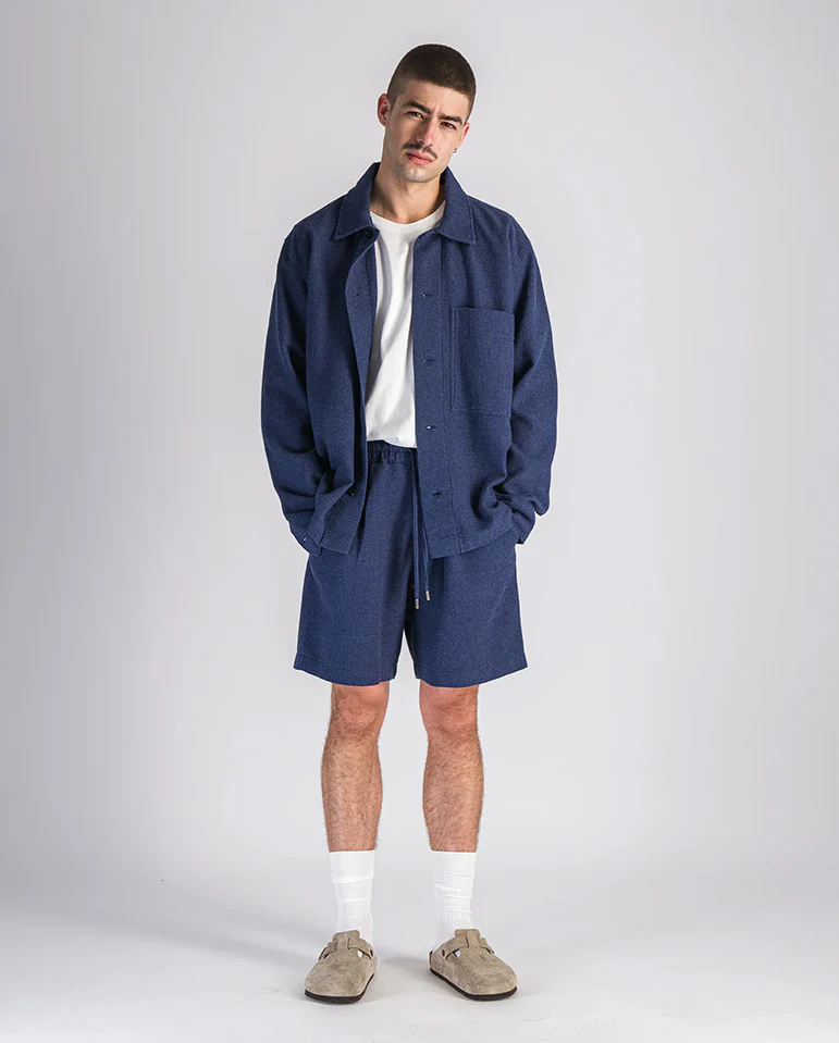 Waffle bermudas - blue - Image 2