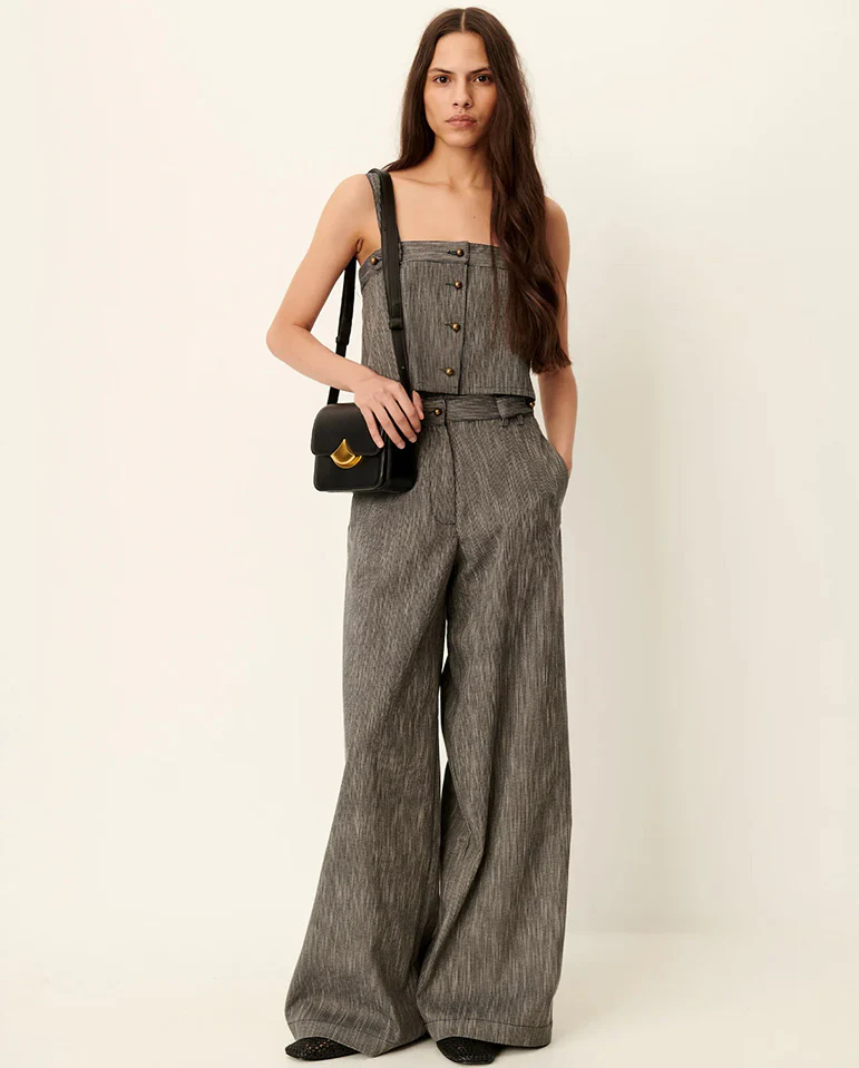 Wesley Sailor Trouser - Navy Stripe - Image 3