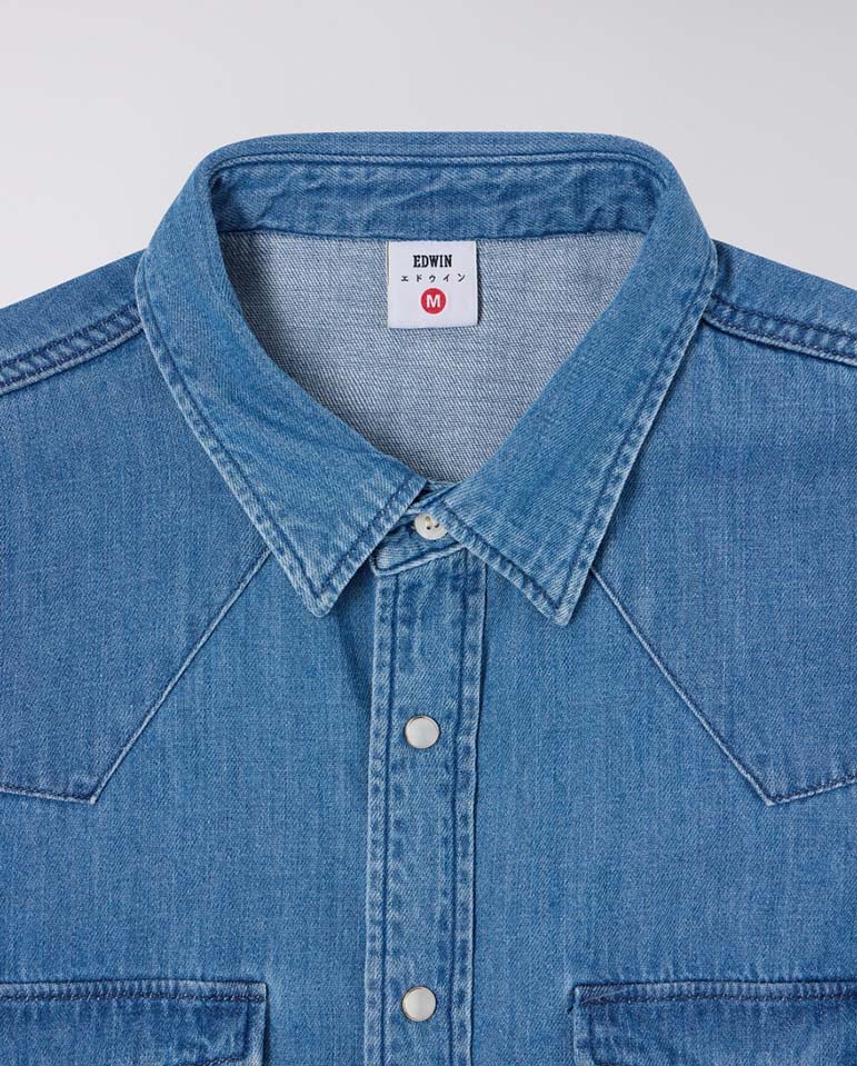 Western Shirt - Light Blue Used - Image 3