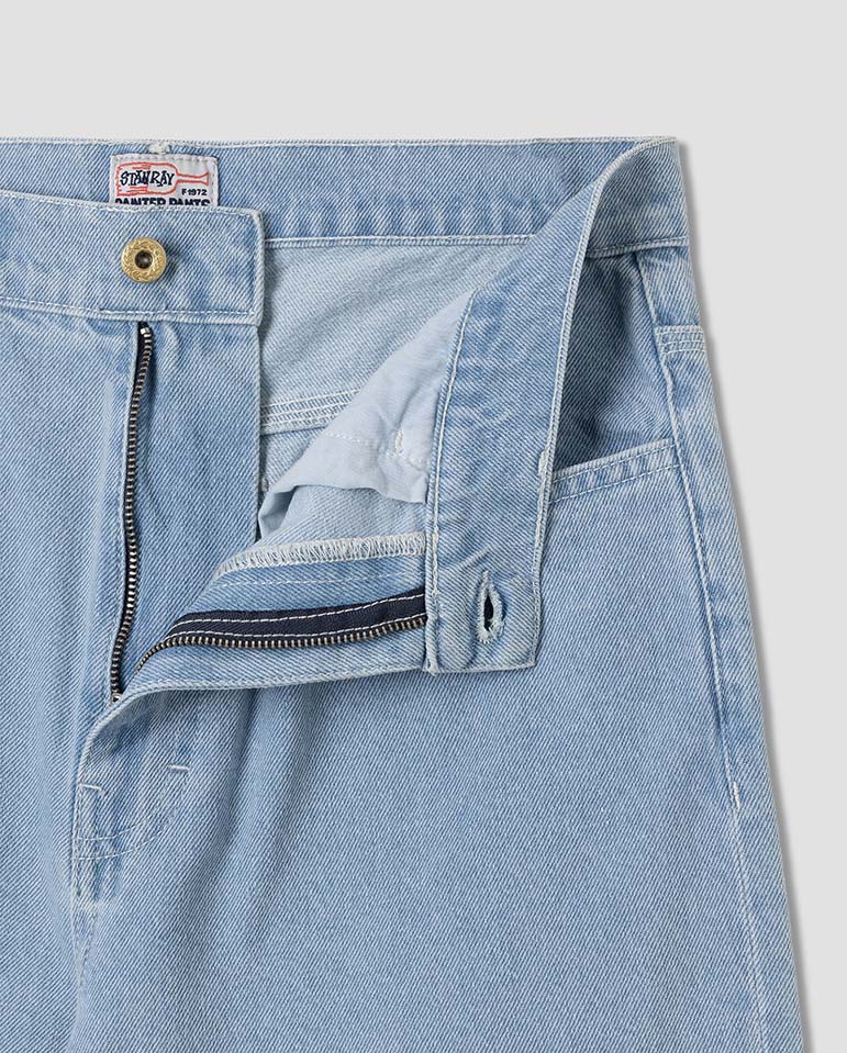 Wide 5 Short - Ice Stone Denim - Image 3