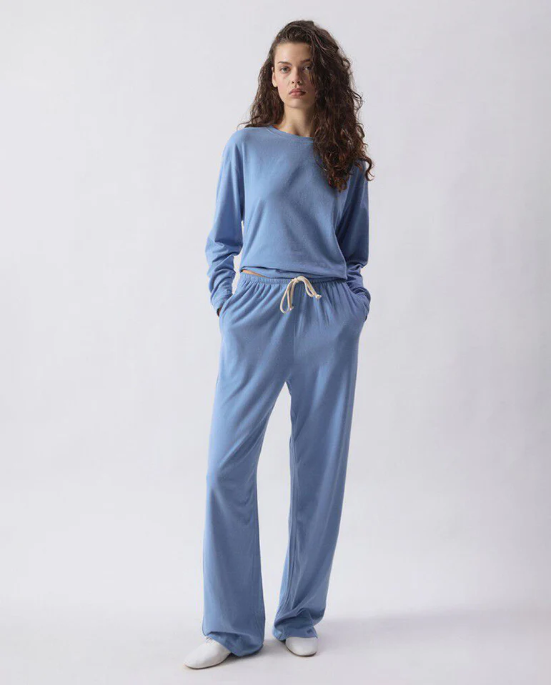 Ypawood Tee Blue Melange - Image 3